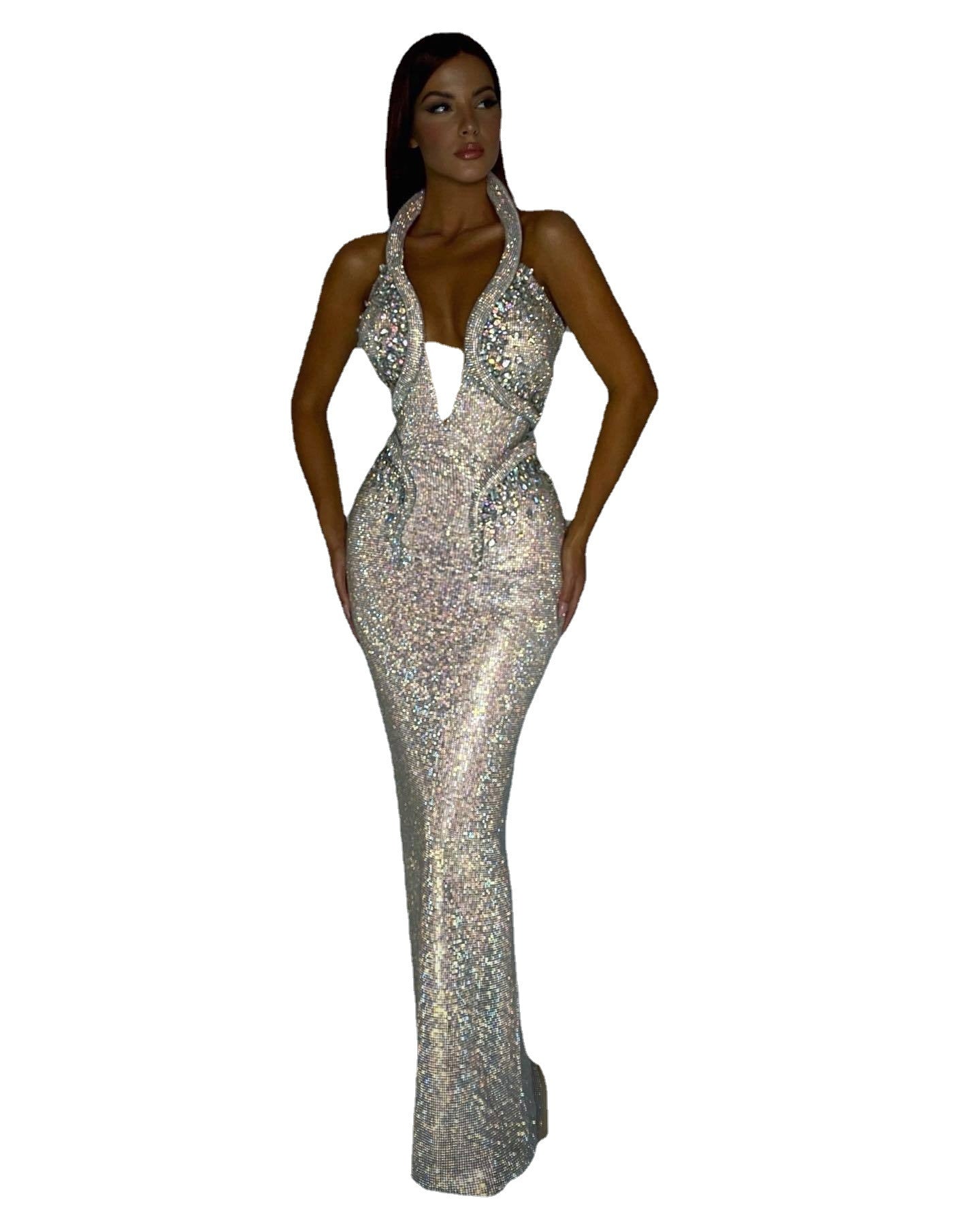 Sequined Banquet Dress