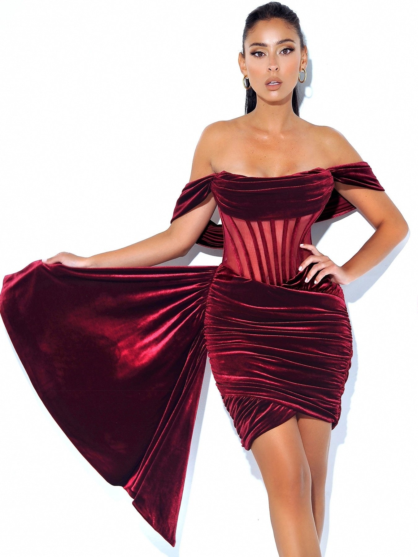 Women's Velvet With Breast